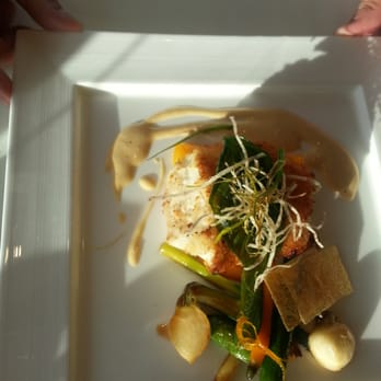Five Sails Restaurant - This seabass is heaven! - French Near Me - Vancouver, British Columbia