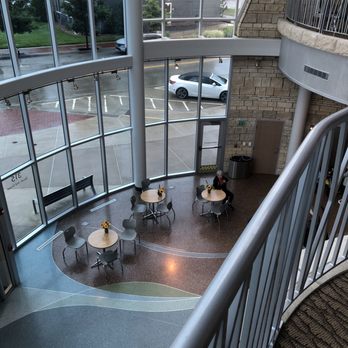 Flint Hills Discovery Center - Main lobby from 2nd floor - Museums Near Me - Manhattan, Kansas Flint Hills Discovery Center - Main lobby from 2nd floor - Museums Near Me - Manhattan, Kansas