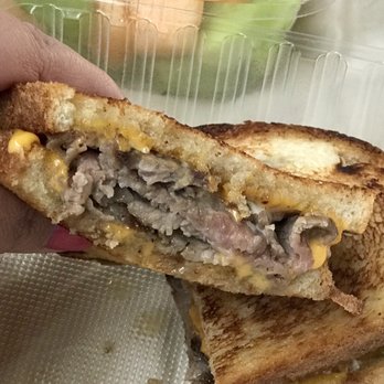 George's Cafe - Tri-Tip Melt with Cheddar on Sourdough - Breakfast & Brunch Near Me - West Covina, California