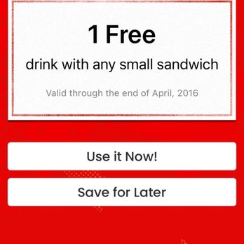 The Sandwich Hut - I think it's time for them to update their Yelp offer (check expiration date!) - Sandwiches Near Me - Providence, Rhode Island