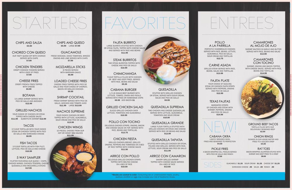 Food from Copa Cabana