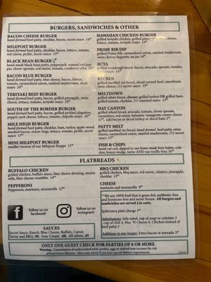 Menu photo 2 Milepost Brewing Cashmere, WA Menu photo 2 Milepost Brewing Cashmere, WA