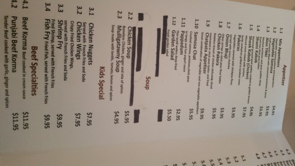 Menu photo 6 Chatpata Indian Restaurant Halfmoon, NY Menu photo 6 Chatpata Indian Restaurant Halfmoon, NY