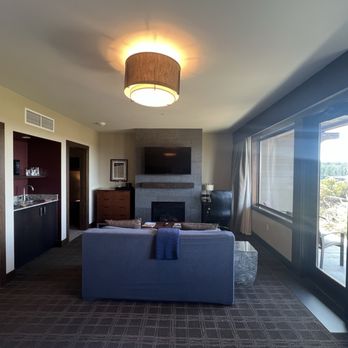 Tetherow - View of the room from the beds. - Venues & Event Spaces Near Me - Bend, Oregon