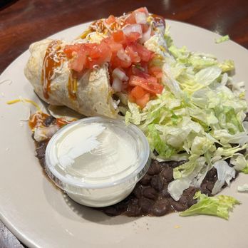 No Frill Bar and Grill - Chicken burrito. - Wine Bars Near Me - Virginia Beach, Virginia