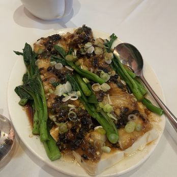 HK Lounge Bistro - steamed chilean seabass with tofu - Dim Sum Near Me - San Francisco, California HK Lounge Bistro - steamed chilean seabass with tofu - Dim Sum Near Me - San Francisco, California