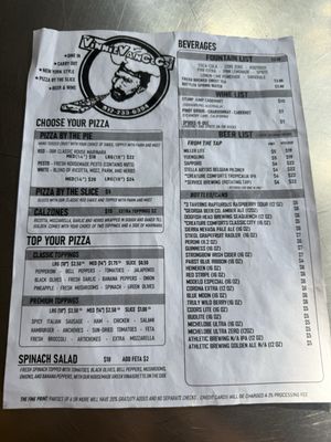 Menu photo 1 Vinnie Van Go-Go's Savannah, GA Menu photo 1 Vinnie Van Go-Go's Savannah, GA