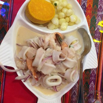 La Cabaña Peruana - Ceviche was ok and I didn't finish it - Peruvian Near Me - Rockaway, New York