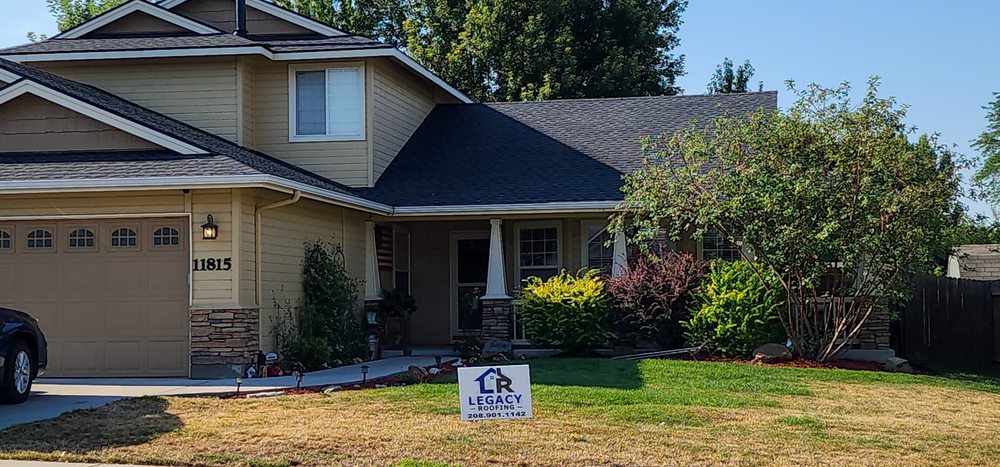 Slide of Legacy Roofing Company