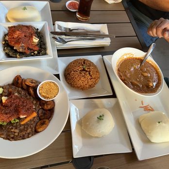 West Hut - I love Spinach, The West Hut, Omo Tuo (balled rice), Peanut Butter Soup with veggies - African Near Me - Phoenix, Arizona West Hut - I love Spinach, The West Hut, Omo Tuo (balled rice), Peanut Butter Soup with veggies - African Near Me - Phoenix, Arizona