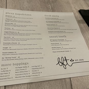 Brick Fire Tavern - Menu pizza and pasta - Pizza Near Me - Honolulu, Hawaii