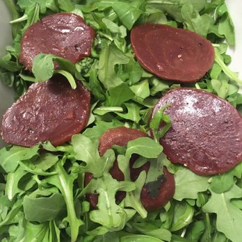 Eli Cannon's - I ordered a beet salad and it was arugula and five beets. There was no warm apple dressing or goat cheese. - American Near Me - Middletown, Connecticut Eli Cannon's - I ordered a beet salad and it was arugula and five beets. There was no warm apple dressing or goat cheese. - American Near Me - Middletown, Connecticut