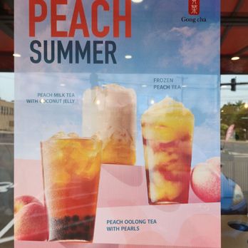 Gong Cha - Peach specials - Bubble Tea Near Me - West Hartford, Connecticut Gong Cha - Peach specials - Bubble Tea Near Me - West Hartford, Connecticut