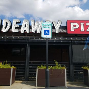 Hideaway Pizza - Outside - Pizza Near Me - Conway, Arkansas Hideaway Pizza - Outside - Pizza Near Me - Conway, Arkansas