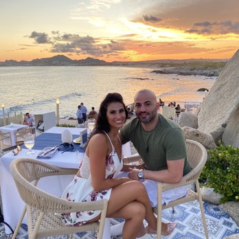 Sunset Monalisa - Me and the hubby ... photo with iPhone... can't get over this backdrop! - Mediterranean Near Me - Cabo San Lucas, BCS Sunset Monalisa - Me and the hubby ... photo with iPhone... can't get over this backdrop! - Mediterranean Near Me - Cabo San Lucas, BCS