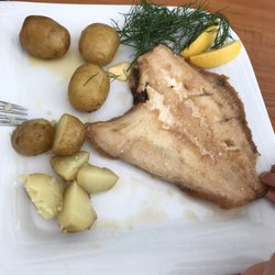 Café Fisk - Rødspætte med kartofler