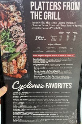 Menu photo 4 Cyclone Anayas Houston, TX