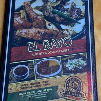 Taqueria El Bayo - Menu - Tacos Near Me - Fort Worth, Texas Taqueria El Bayo - Menu - Tacos Near Me - Fort Worth, Texas