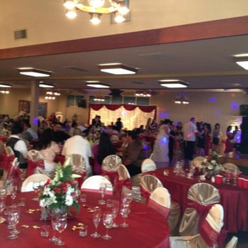 Cornejo's Catering - This pic was later in the evening after the chargers and plates were picked up, but the hall was decorated beautifully! - Caterers Near Me - San Jose, California
