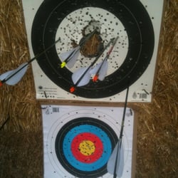 Silver Arrow Bowmen - 50 yard. I'm warmed up.