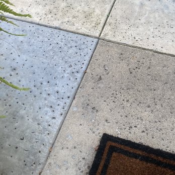 S'no Pressure - BEFORE: Many different cement poured over the years...didn't look good as it did't match - Pressure Washers Near Me S'no Pressure - BEFORE: Many different cement poured over the years...didn't look good as it did't match - Pressure Washers Near Me