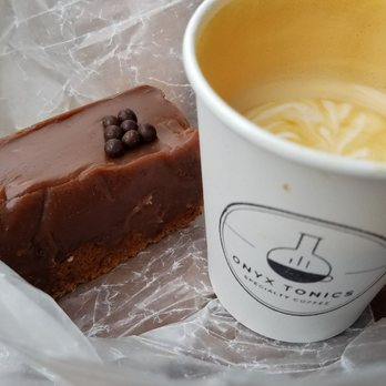 Onyx Tonics - Delicious choc covered banana bread and coffee - Coffee & Tea Near Me - Burlington, Vermont Onyx Tonics - Delicious choc covered banana bread and coffee - Coffee & Tea Near Me - Burlington, Vermont