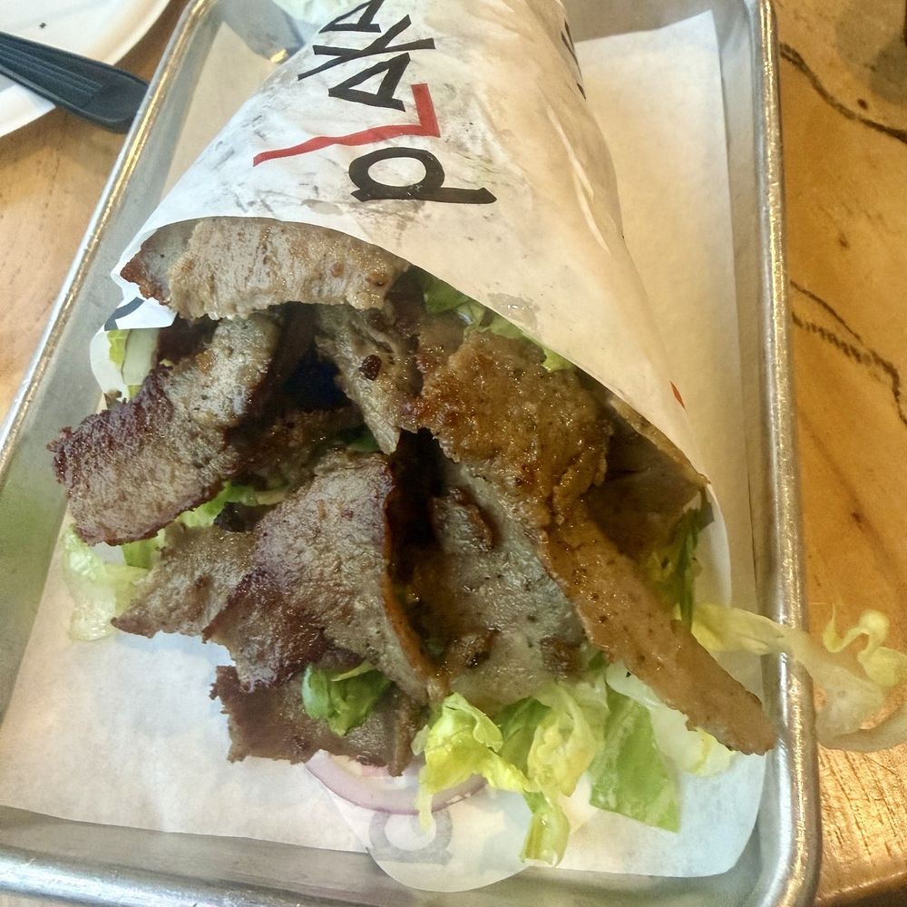 Plaka Grill - Chicago Gyro Wrap - Greek Near Me - Vienna, Virginia