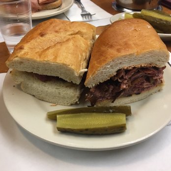 Gottlieb's Restaurant - The "Siegel Special": pastrami, corned beef, fried onions, Russian dressing and ketchup toasted on club. - Kosher Near Me - Brooklyn, New York