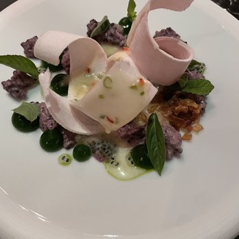 EVER - Hamachi (finger lime, ginger, blue basil) - New American Near Me - Chicago, Illinois EVER - Hamachi (finger lime, ginger, blue basil) - New American Near Me - Chicago, Illinois