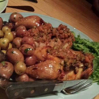 Cindy's Rooftop - Whole roasted chicken with potatoes - New American Near Me - Chicago, Illinois