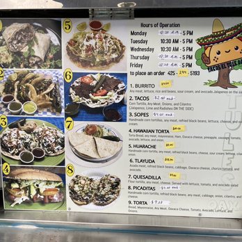 Tacos El Tule - Menu - Food Trucks Near Me - Monroe, Washington