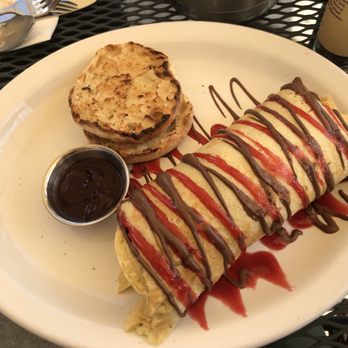 Egg Harbor Café - Berry waffle fruit roll up - Breakfast & Brunch Near Me - Glenview, Illinois