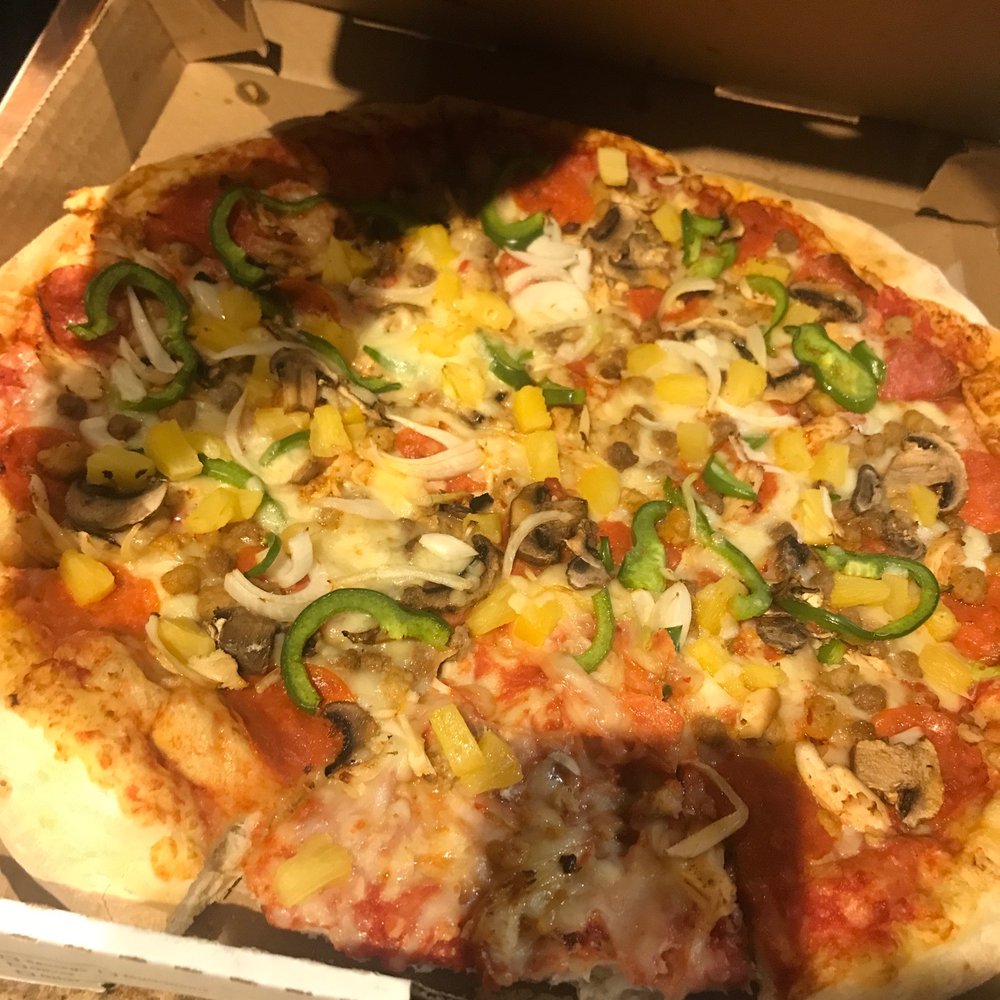Basil's Pizza Subs & More - Wrong pizza I ordered for chicken and pineapple I don't eat pork they decided to put pepperoni - Pizza Near Me - Gaithersburg, Maryland Basil's Pizza Subs & More - Wrong pizza I ordered for chicken and pineapple I don't eat pork they decided to put pepperoni - Pizza Near Me - Gaithersburg, Maryland