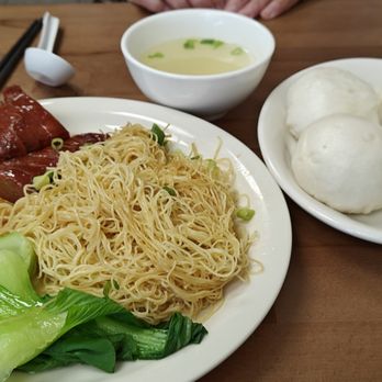 Roasted Duck Noodles - Stemed Buns with Lo Mein BBQ Pork - Chinese Near Me - Reno, Nevada