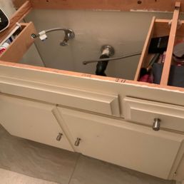 Countertops waiting for the job done.So unprofessional Countertops waiting for the job done.So unprofessional