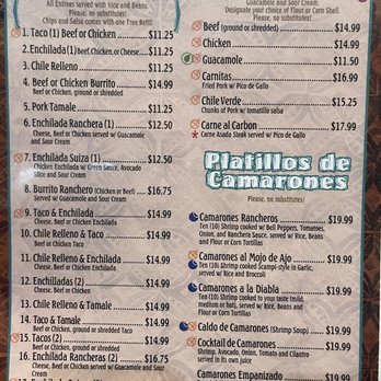 Ramons Mexican Restaurant - Menu 7/11/26 - Mexican Near Me - South Fork, Colorado Ramons Mexican Restaurant - Menu 7/11/26 - Mexican Near Me - South Fork, Colorado