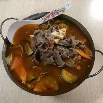 Chong Qing Hot Pot - Spicy beef hot pot. - Szechuan Near Me - Chamblee, Georgia