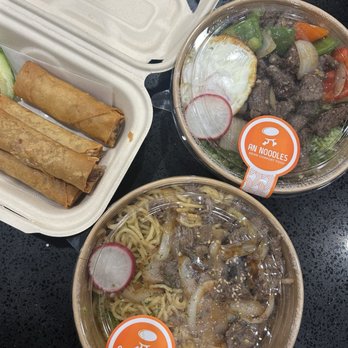 Amaze Noodles - Showing how the to go order is packed. Nice and clean! - Asian Fusion Near Me - Los Alamitos, California