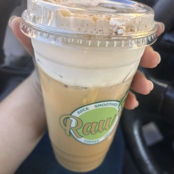 Raw's - Cinnamon oat milk latte - Coffee & Tea Near Me - Brea, California
