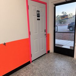 Clean Freaks Laundry Service - Restrooms for customers and yes, they're clean.