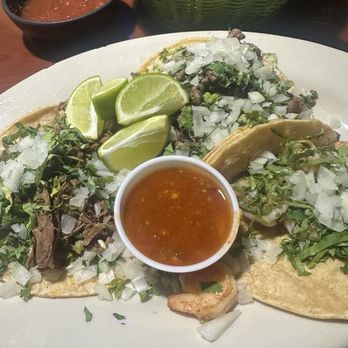 El Jaripeo - I ordered three different tacos (shrimp, steak and birria). Very flavorful - Mexican Near Me - Indianapolis, Indiana