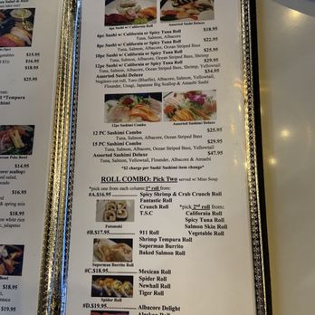 Tokyo Sushi - Menu specials - Sushi Bars Near Me - Valencia, California