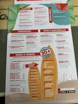 Menu photo 1 Hurricane Grill & Wings Fleming Island, FL Menu photo 1 Hurricane Grill & Wings Fleming Island, FL