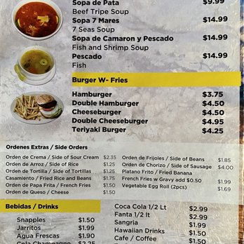 The Mix BBQ and Salvadoreno - Menu...prices are not up to date. - Salvadoran Near Me - Montebello, California The Mix BBQ and Salvadoreno - Menu...prices are not up to date. - Salvadoran Near Me - Montebello, California