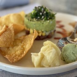 Waterway Cafe - Spicy Tuna Stack with Wonton Crisp
