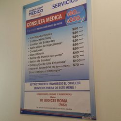Farmacias Roma - Reasonable consultation fees