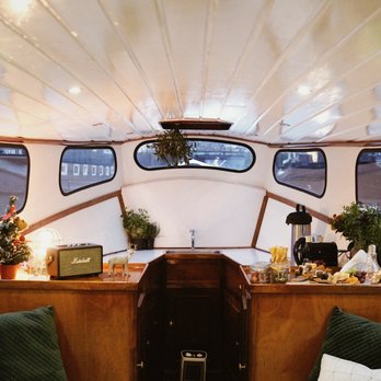 Pure Boats - Inside of Schollevaar--their gorgeous 1912 boat - Boat Charters Near Me - Amsterdam, New Hampshire