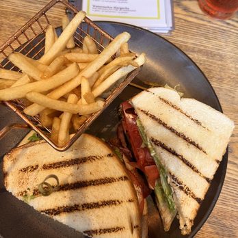 Moondog Cafe & Bakery - BLAT w/ fries - Cafes Near Me - Key West, Florida