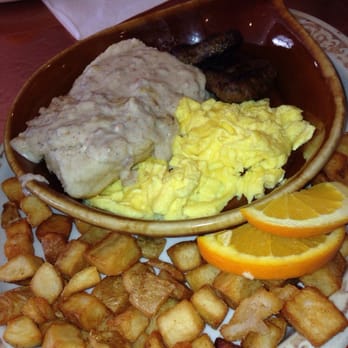 Another Broken Egg Cafe - Biscuits and gravy. - Cafes Near Me - Atlanta, Georgia