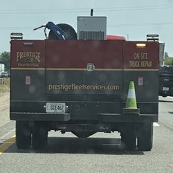 Prestige Fleet Services - Why are you in Michigan blocking traffic?